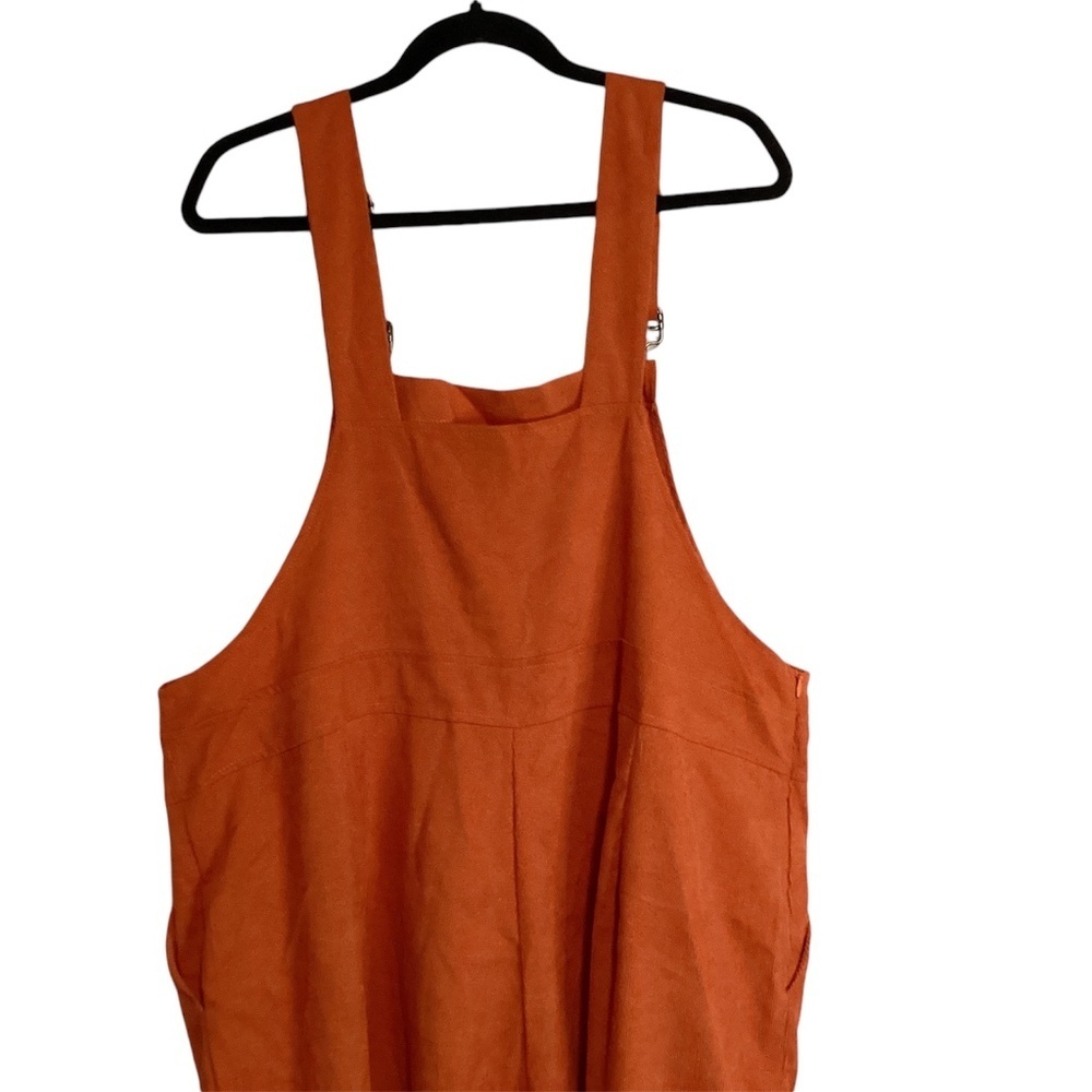 SHEIN overall womens SZ 2XL corduroy orange fall  comfortable long - Picture 5 of 8